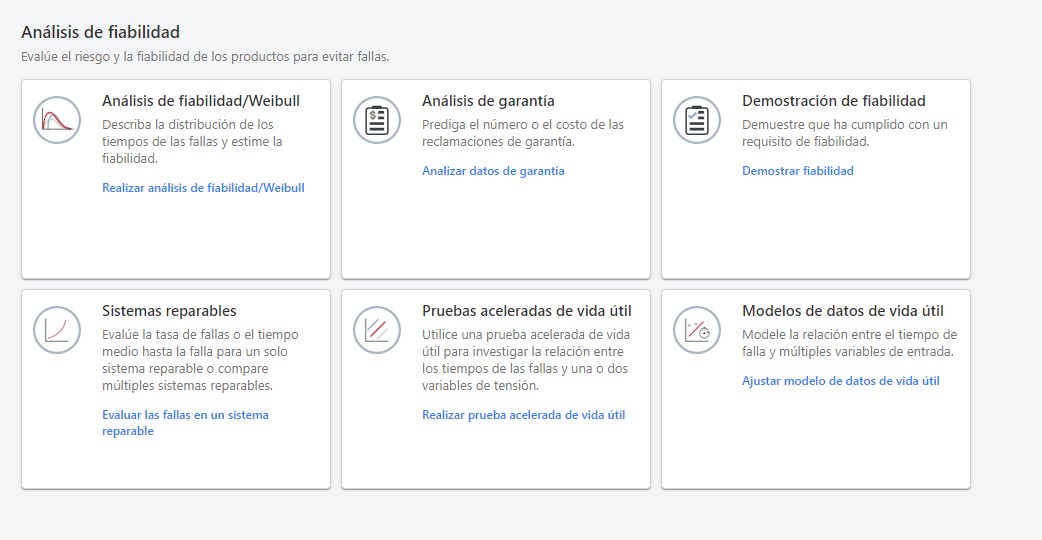 Módulo de análisis de confiabilidad