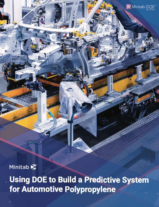Utilisation du plan d'expériences (DOE) pour créer un système prédictif pour le polypropylène dans l’industrie automobile